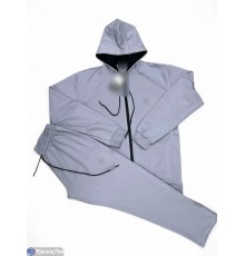 Спортивний костюм чоловічий на весну/осінь (5 шт. р.сетка 3XL-7XL) сірий  "Peton"