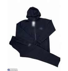 Спортивний костюм чоловічий на весну/осінь (5 шт. р.сетка 3XL-7XL) чорний  "Peton"