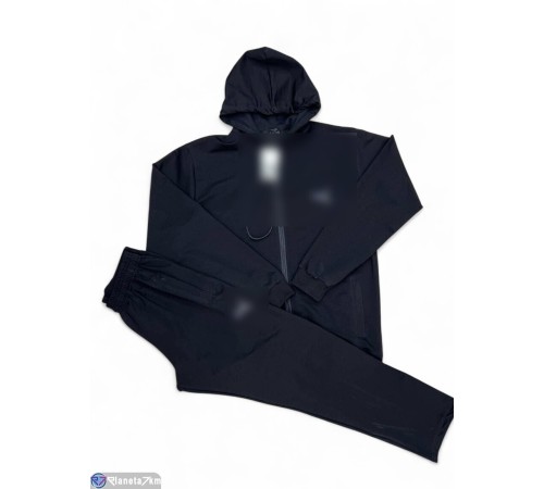 Спортивний костюм чоловічий на весну/осінь (5 шт. р.сетка 3XL-7XL) чорний  "Peton"