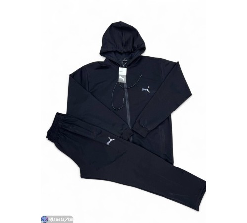 Спортивний костюм чоловічий на весну/осінь (5 шт. р.сетка 3XL-7XL) чорний  "Peton"