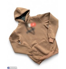 Батник чоловічий на весну/осінь (4 шт. р.сетка M-2XL) коричневий  "Peton"