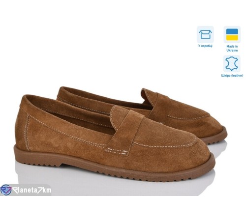 Туфлі жіночі на весну/осінь (6 пар р.36-40) коричневий  "Linda"