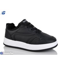 Кросівки жіночі на зиму (8 пар р.37-41) чорний  "Navigator"