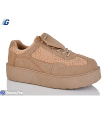 Кросівки жіночі на весну/осінь (8 пар р.36-41) бежевий  "Navigator"