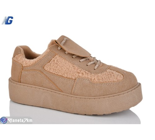 Кросівки жіночі на весну/осінь (8 пар р.36-41) бежевий  "Navigator"