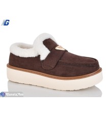 Туфлі жіночі на зиму (8 пар р.36-41) коричневий  "Navigator"