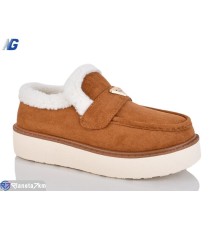 Туфлі жіночі на зиму (8 пар р.36-41) коричневий  "Navigator"