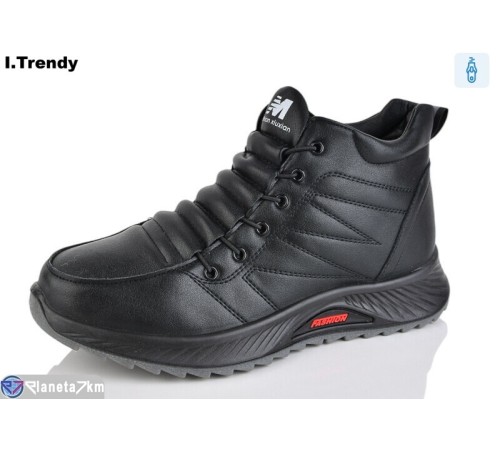 Черевики жіночі на зиму (8 пар р.36-41) чорний  "Trendy"