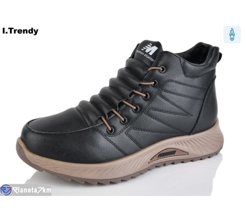 Черевики жіночі на зиму (8 пар р.36-41) чорний  "Trendy"