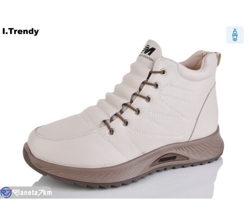 Черевики жіночі на зиму (8 пар р.36-41) бежевий  "Trendy"