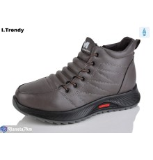 Черевики жіночі на зиму (8 пар р.36-41) коричневий  "Trendy"