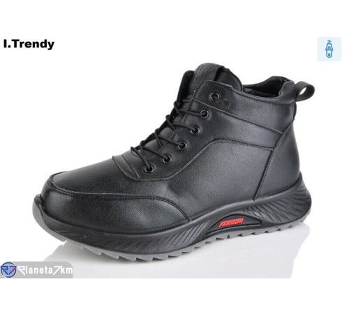 Черевики жіночі на зиму (8 пар р.36-41) чорний  "Trendy"