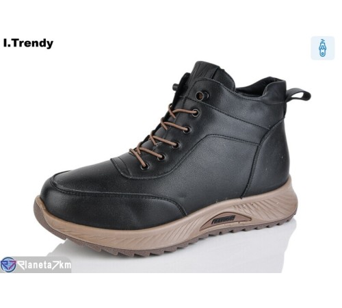 Черевики жіночі на зиму (8 пар р.36-41) чорний  "Trendy"