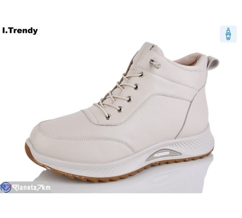Черевики жіночі на зиму (8 пар р.36-41) бежевий  "Trendy"