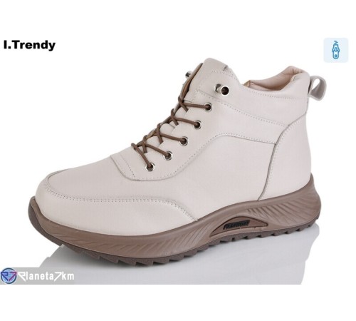 Черевики жіночі на зиму (8 пар р.36-41) бежевий  "Trendy"