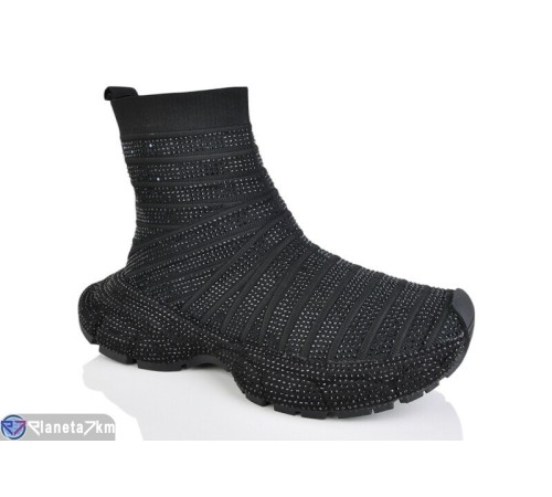 Черевики жіночі на весну/осінь (6 пар р.36-41) чорний  "TETRAST"