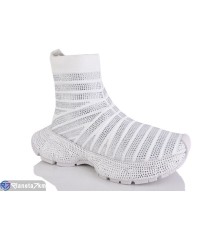 Черевики жіночі на весну/осінь (6 пар р.36-41) білий  "TETRAST"