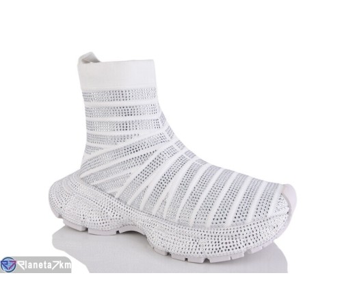 Черевики жіночі на весну/осінь (6 пар р.36-41) білий  "TETRAST"