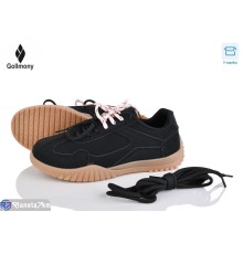 Кросівки жіночі на весну/осінь (8 пар р.36-41) чорний  "Gollmony"
