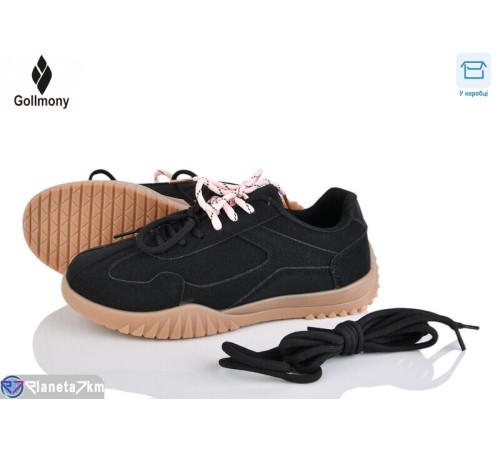 Кросівки жіночі на весну/осінь (8 пар р.36-41) чорний  "Gollmony"