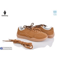 Кросівки жіночі на весну/осінь (8 пар р.36-41) коричневий  "Gollmony"