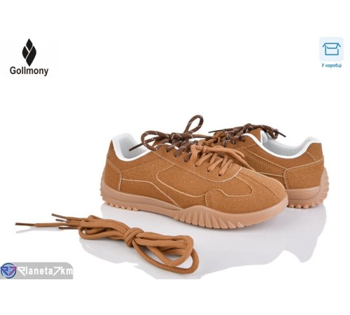 Кросівки жіночі на весну/осінь (8 пар р.36-41) коричневий  "Gollmony"