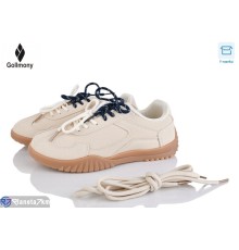 Кросівки жіночі на весну/осінь (8 пар р.36-41) бежевий  "Gollmony"