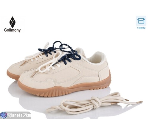 Кросівки жіночі на весну/осінь (8 пар р.36-41) бежевий  "Gollmony"