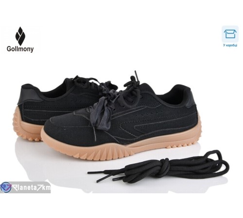 Кросівки жіночі на весну/осінь (8 пар р.36-41) чорний  "Gollmony"