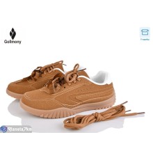 Кросівки жіночі на весну/осінь (8 пар р.36-41) коричневий  "Gollmony"