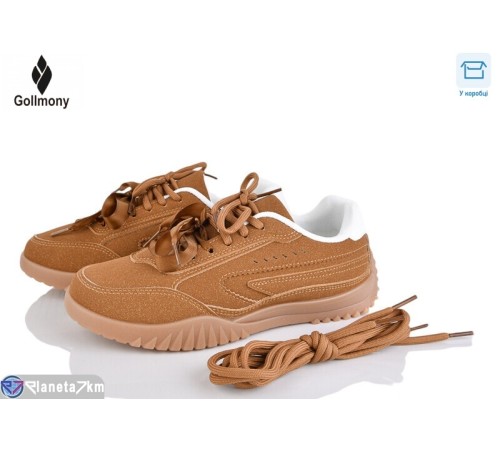 Кросівки жіночі на весну/осінь (8 пар р.36-41) коричневий  "Gollmony"