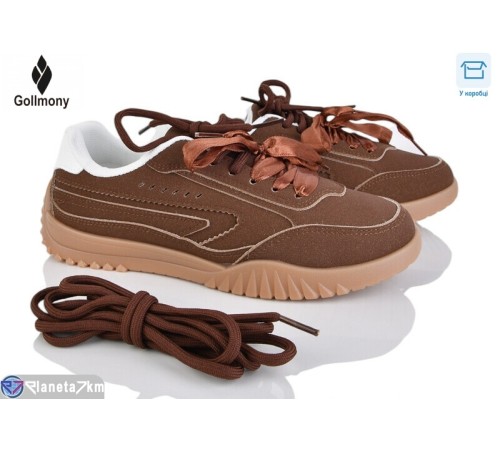 Кросівки жіночі на весну/осінь (8 пар р.36-41) коричневий  "Gollmony"