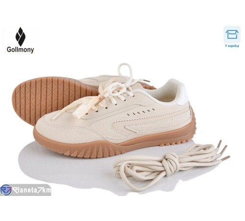 Кросівки жіночі на весну/осінь (8 пар р.36-41) бежевий  "Gollmony"