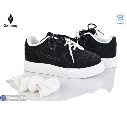 Кросівки жіночі на весну/осінь (8 пар р.36-41) чорний  "Gollmony"