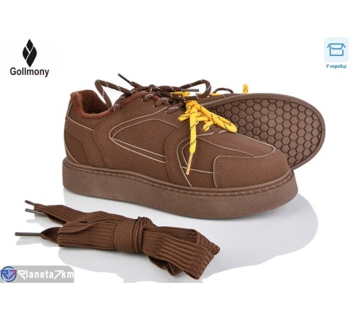 Кросівки жіночі на весну/осінь (8 пар р.36-41) коричневий  "Gollmony"