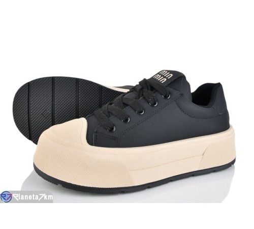 Кросівки жіночі на весну/осінь (8 пар р.36-40) чорний  "LOREDANA"