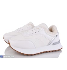 Кросівки жіночі на зиму (8 пар р.36-41) білий  "LOREDANA"