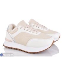 Кросівки жіночі на зиму (8 пар р.36-41) бежевий  "LOREDANA"