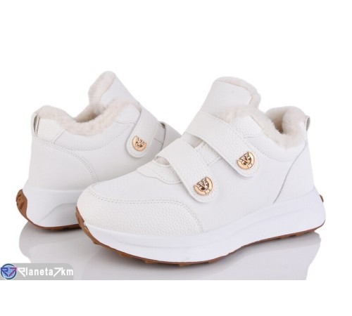 Кросівки жіночі на зиму (8 пар р.36-41) білий  "LOREDANA"