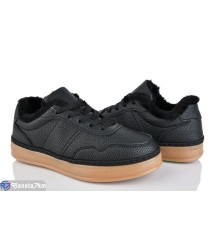 Кросівки жіночі на зиму (8 пар р.36-41) чорний  "LOREDANA"