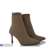 Черевики жіночі на весну/осінь (6 пар р.35-39) коричневий  "MARADONA"