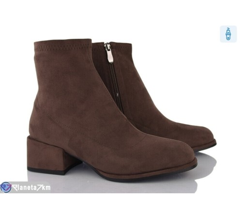 Черевики жіночі на весну/осінь (6 пар р.36-40) коричневий  "MARADONA"