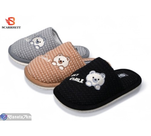 Тапки дитячі на весну/осінь (24 пар р.30-35) мікс  "SCARRHETT"