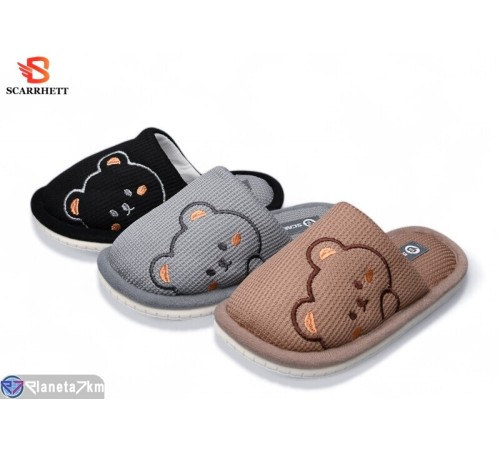 Тапки дитячі на весну/осінь (24 пар р.30-35) мікс  "SCARRHETT"