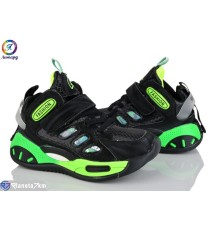 Дитячі кросівки на весну/осінь (10 пар р.27-31) чорний  "Леопард"