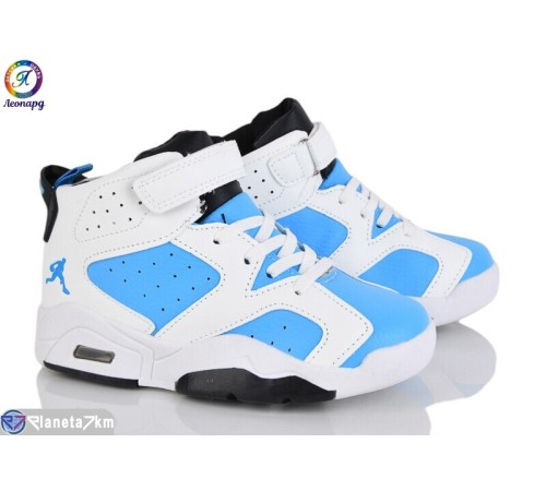 Дитячі кросівки на весну/осінь (8 пар р.32-37) блакитний  "Леопард"