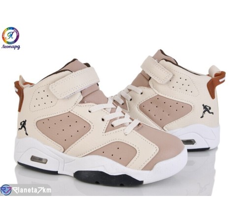 Дитячі кросівки на весну/осінь (8 пар р.26-31) коричневий  "Леопард"