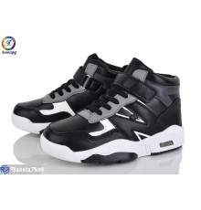 Дитячі кросівки на весну/осінь (8 пар р.26-31) чорний  "Леопард"