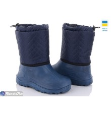 Дитячі чоботи з піни на зиму (8 пар р.30-37) синій  "MURMUR"