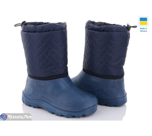 Дитячі чоботи з піни на зиму (8 пар р.30-37) синій  "MURMUR"